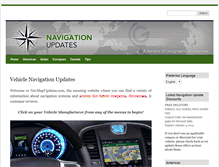 Tablet Screenshot of navmapupdates.com